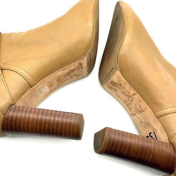 Paige Camille Leather Boot Tan Size 8.5 - Picture 9 of 16
